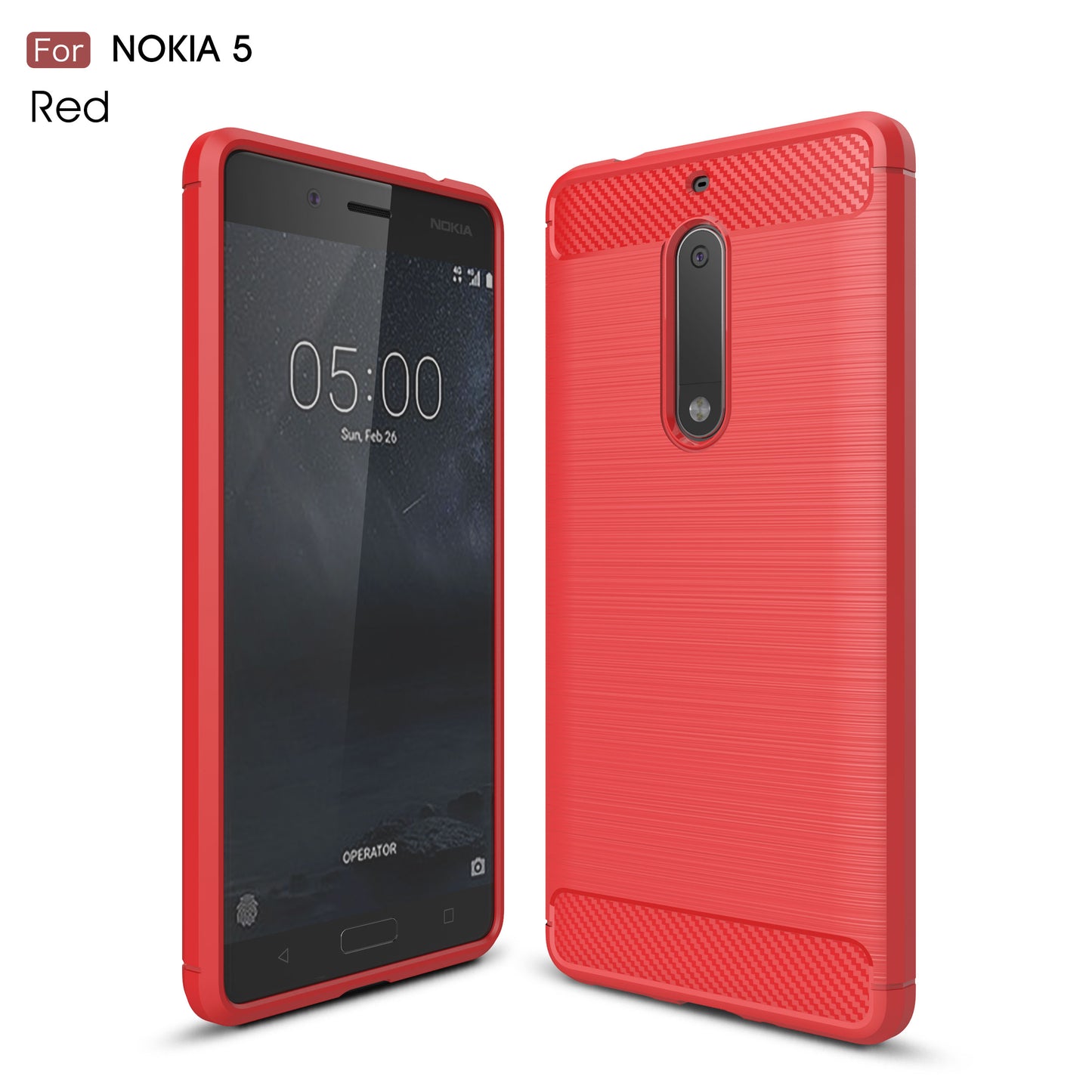 Nokia 5 Case Anti-Slippery Scratch-Resistant Lightweight Soft Silicon Back Cover For Nokia 5