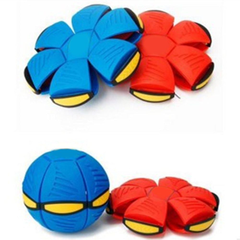 Magic Flying Saucer Ball Flying UFO Flat Throw Disc Kids Park Game Outdoor Toy