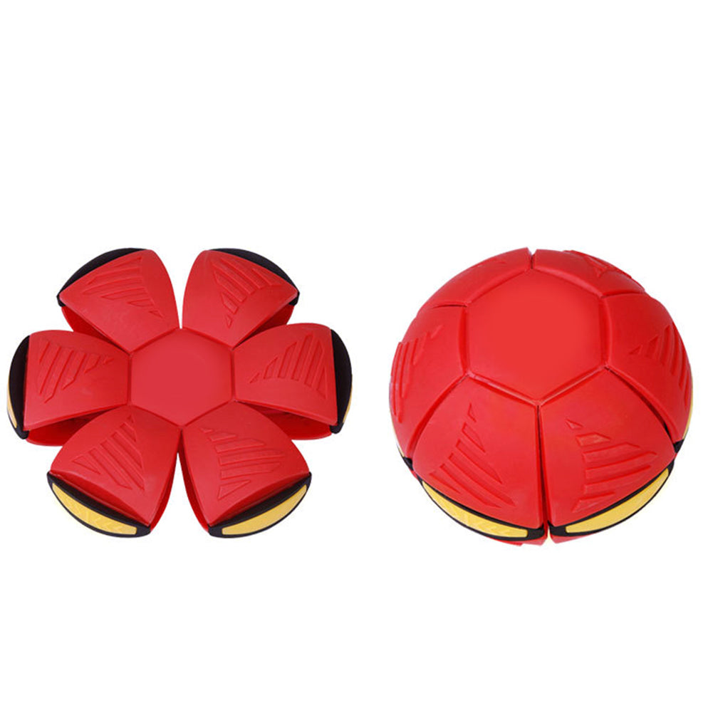 Magic Flying Saucer Ball Flying UFO Flat Throw Disc Kids Park Game Outdoor Toy