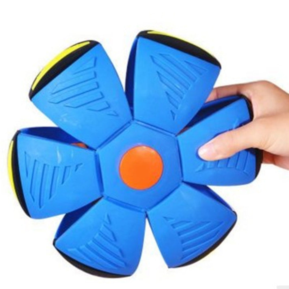 Magic Flying Saucer Ball Flying UFO Flat Throw Disc Kids Park Game Outdoor Toy