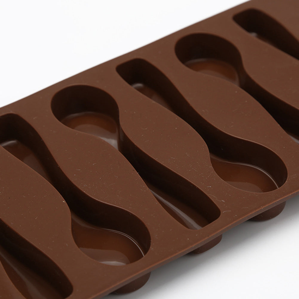 Silicone Spoon Baking Mold Biscuit Chocolate Fondant Cake Mold Kitchen Tool