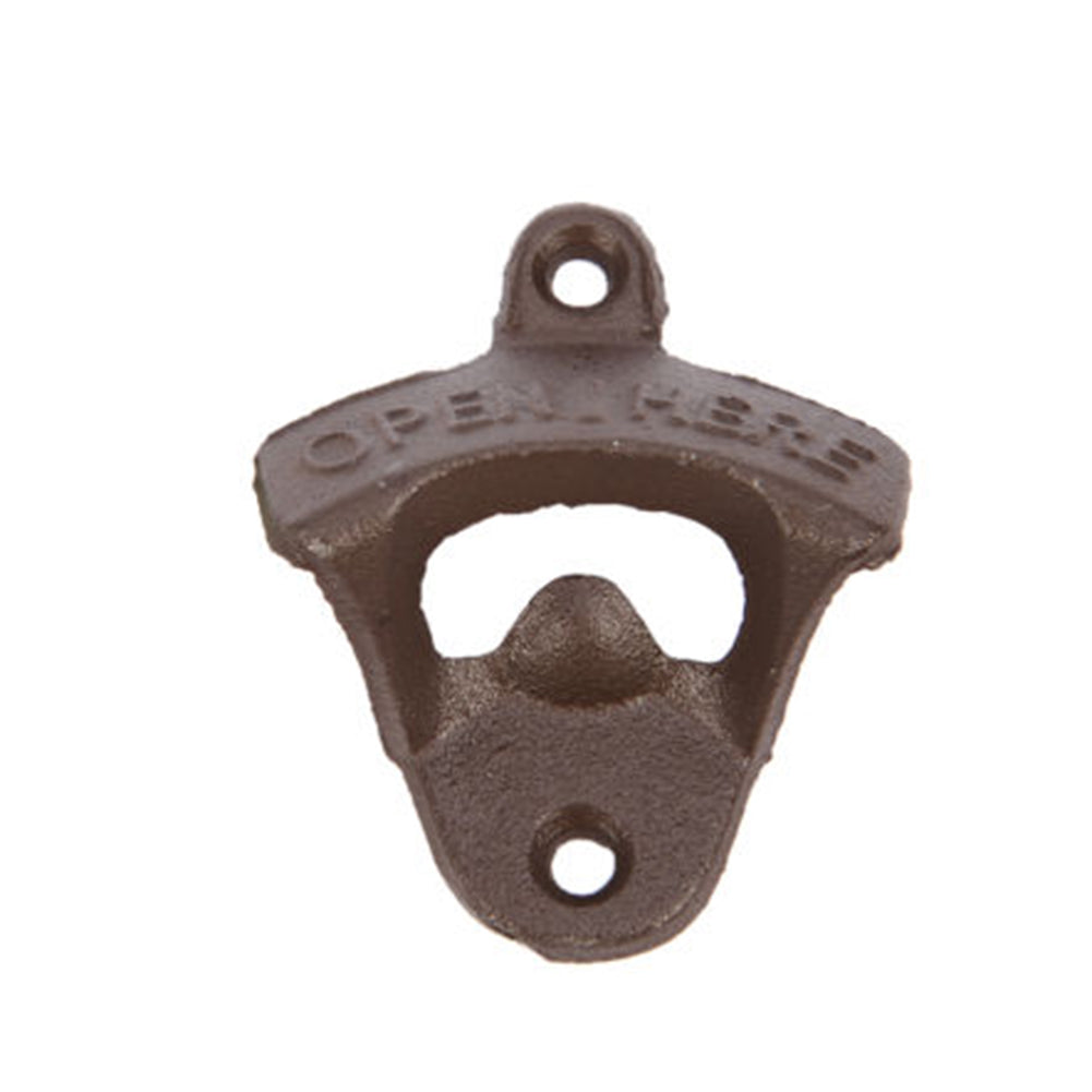 Cast Iron Vintage Rustic Style Collectable Bar Wall Mounted Beer Bottle Opener