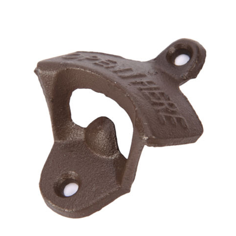 Cast Iron Vintage Rustic Style Collectable Bar Wall Mounted Beer Bottle Opener