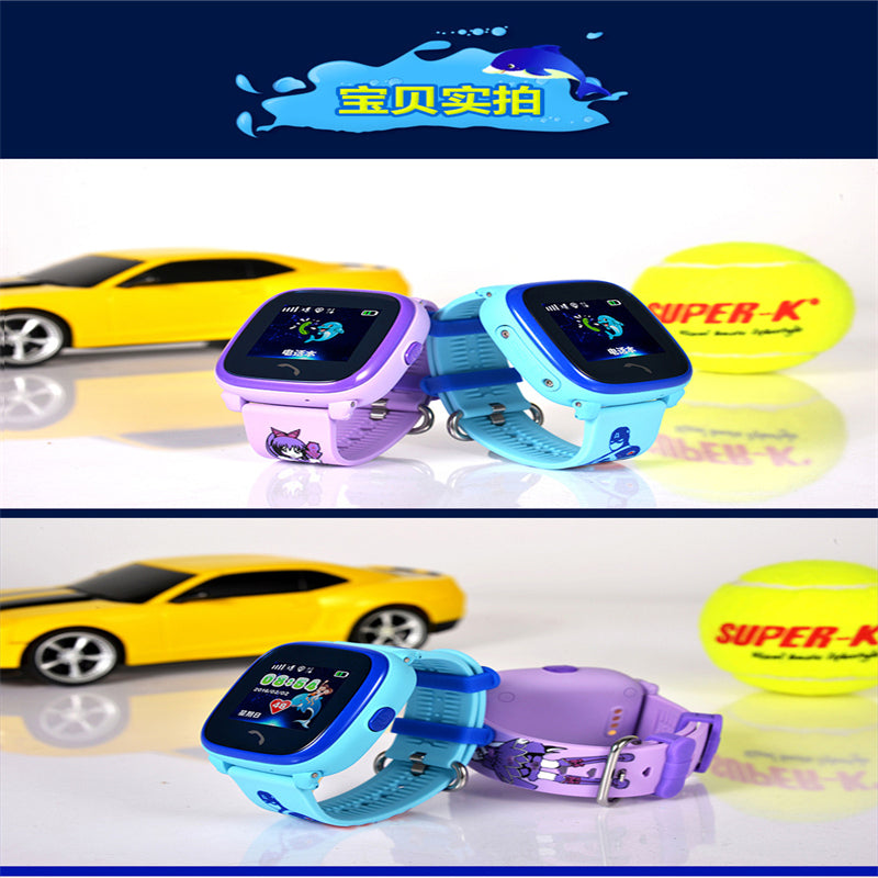 Kids Smart Watch Waterproof Watch SOS Call WIFI Location Device Tracker Kids Safe Anti-Lost Monitor