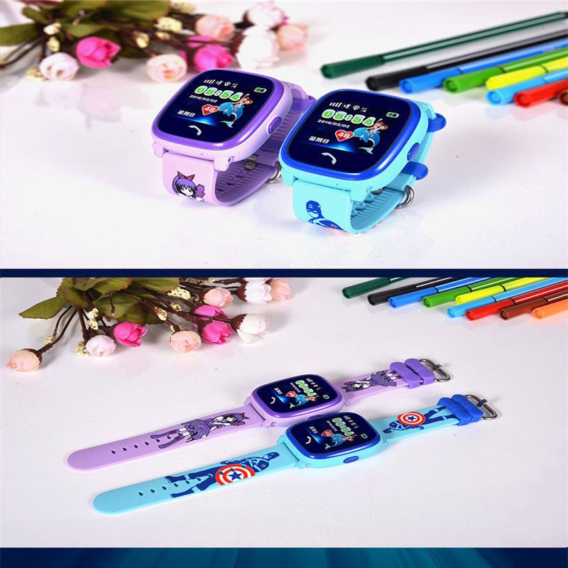 Kids Smart Watch Waterproof Watch SOS Call WIFI Location Device Tracker Kids Safe Anti-Lost Monitor