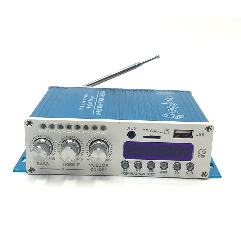 Mini Bluetooth Hi-Fi Class-AB Stereo Super Bass Digital Audio Power Amplifier