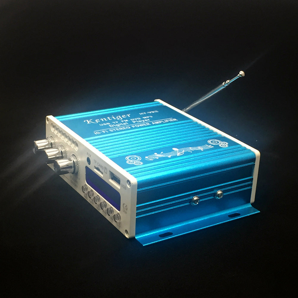 Mini Bluetooth Hi-Fi Class-AB Stereo Super Bass Digital Audio Power Amplifier