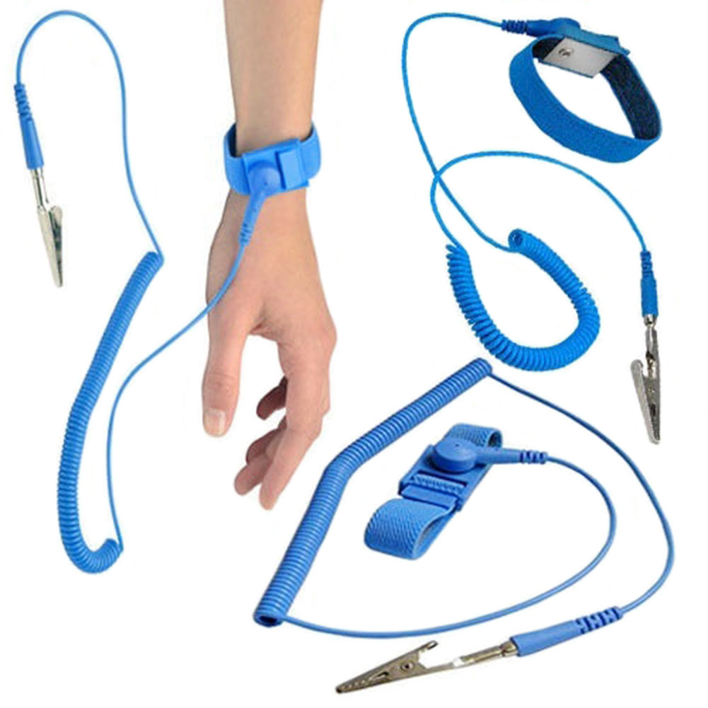 Grounding Anti Static ESD Wrist Strap Discharge Band Prevent Static Shock Kit
