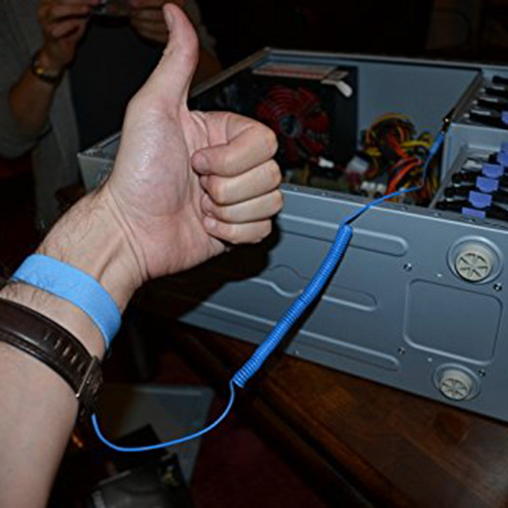 Grounding Anti Static ESD Wrist Strap Discharge Band Prevent Static Shock Kit