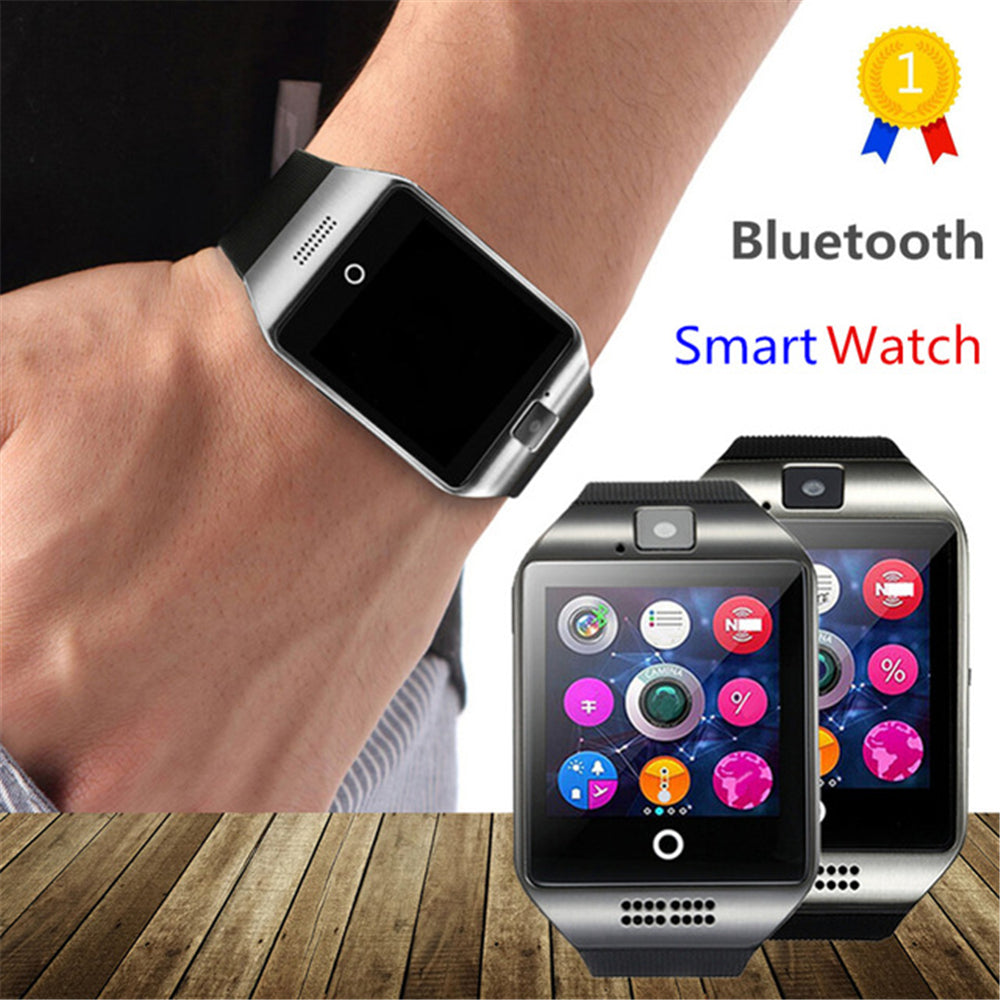 Newest Q18 Smart Watch Bluetooth Smartwatch Phone with Camera TF/SIM Card Slot for Android Samsung Galaxy SONY,LG,Huawei