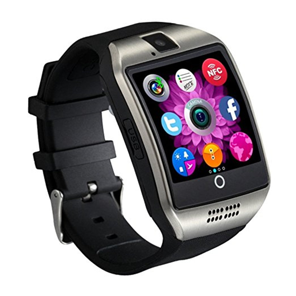 Newest Q18 Smart Watch Bluetooth Smartwatch Phone with Camera TF/SIM Card Slot for Android Samsung Galaxy SONY,LG,Huawei