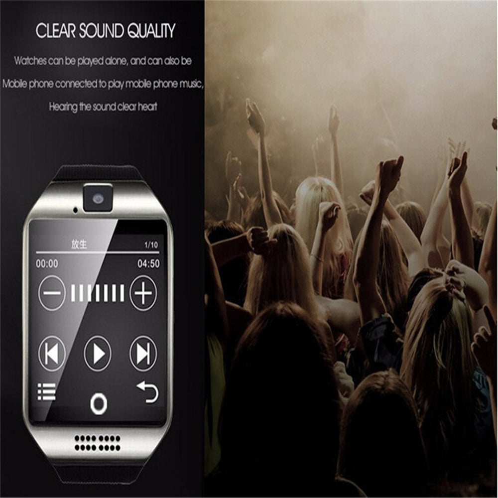 Newest Q18 Smart Watch Bluetooth Smartwatch Phone with Camera TF/SIM Card Slot for Android Samsung Galaxy SONY,LG,Huawei