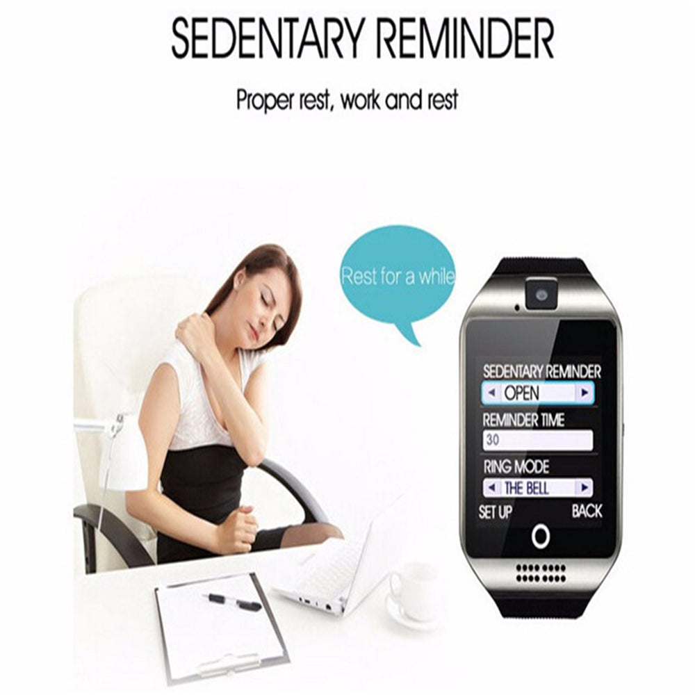 Newest Q18 Smart Watch Bluetooth Smartwatch Phone with Camera TF/SIM Card Slot for Android Samsung Galaxy SONY,LG,Huawei