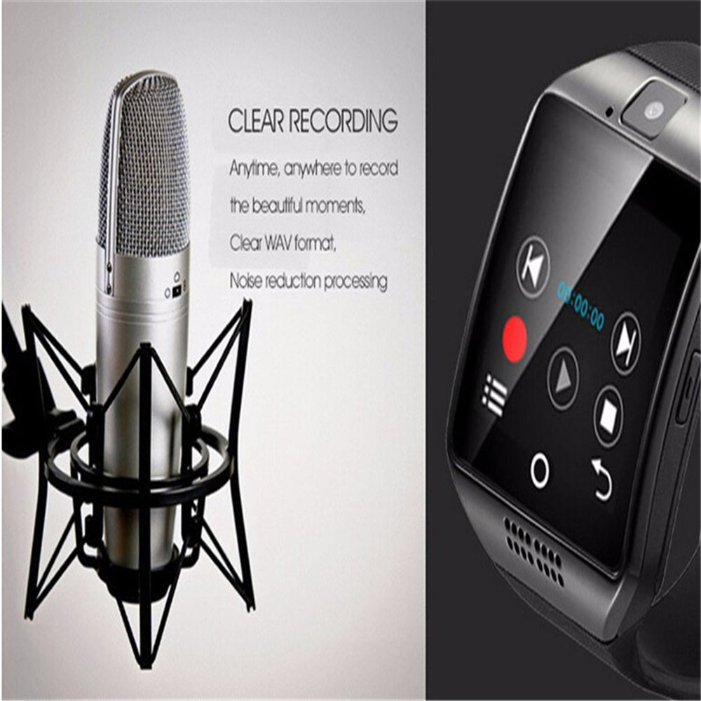 Newest Q18 Smart Watch Bluetooth Smartwatch Phone with Camera TF/SIM Card Slot for Android Samsung Galaxy SONY,LG,Huawei