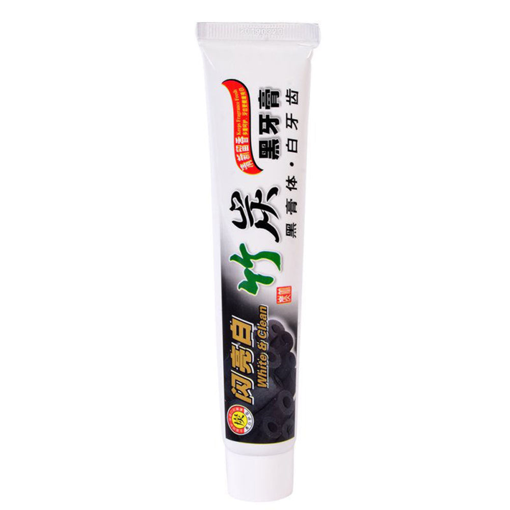 100g Pro Bamboo Charcoal Teeth Whitening Remove Dental Stains Black Toothpaste