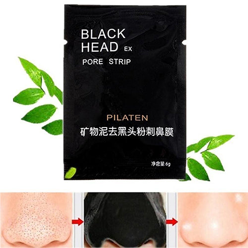 5Pcs Mineral Mud Blackhead Cleaner Remover Nose Membranes Cleansing Pore Strips