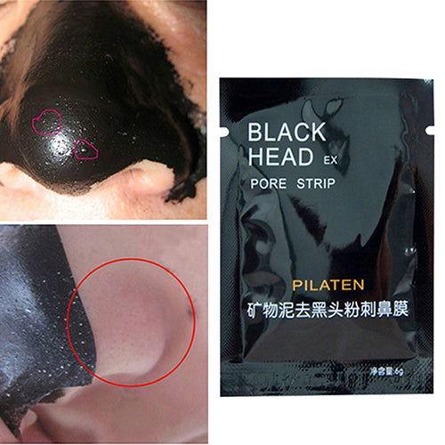 5Pcs Mineral Mud Blackhead Cleaner Remover Nose Membranes Cleansing Pore Strips