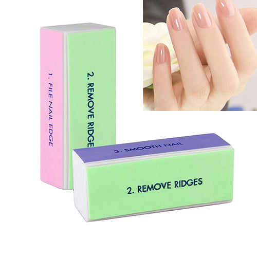 Fashion 5 Pcs Nail Art Manicure 4 Way Shiner Buffer Buffing Block Sanding File