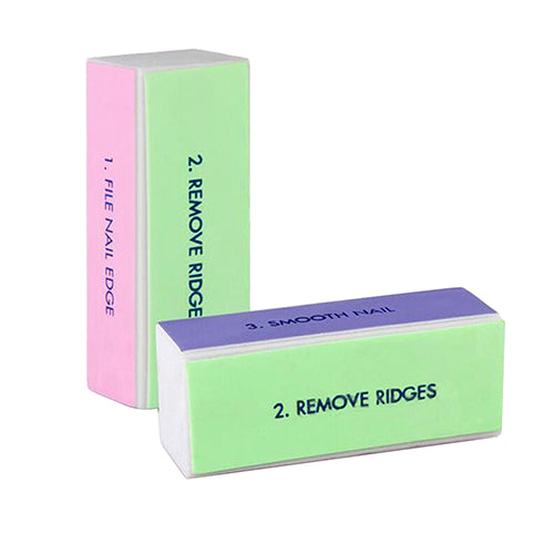 Fashion 5 Pcs Nail Art Manicure 4 Way Shiner Buffer Buffing Block Sanding File
