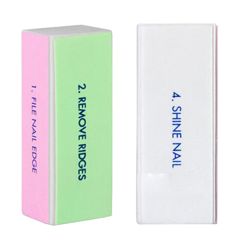 Fashion 5 Pcs Nail Art Manicure 4 Way Shiner Buffer Buffing Block Sanding File