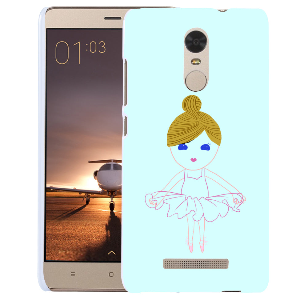 Cartoon Ballet Girl Phone Case Cover for iPhone 8 8 Plus Samsung Galaxy S8 Plus
