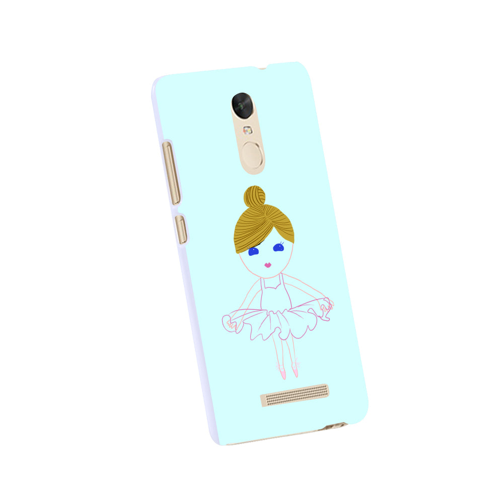 Cartoon Ballet Girl Phone Case Cover for iPhone 8 8 Plus Samsung Galaxy S8 Plus