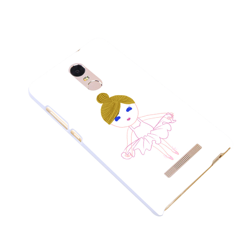 Cartoon Ballet Girl Phone Case Cover for iPhone 8 8 Plus Samsung Galaxy S8 Plus