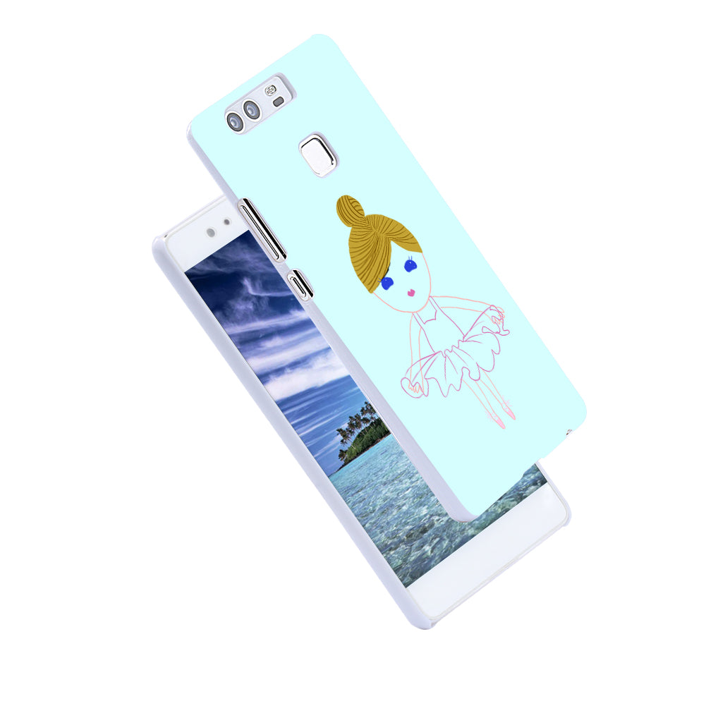Cartoon Ballet Girl Phone Case Cover for iPhone 8 8 Plus Samsung Galaxy S8 Plus