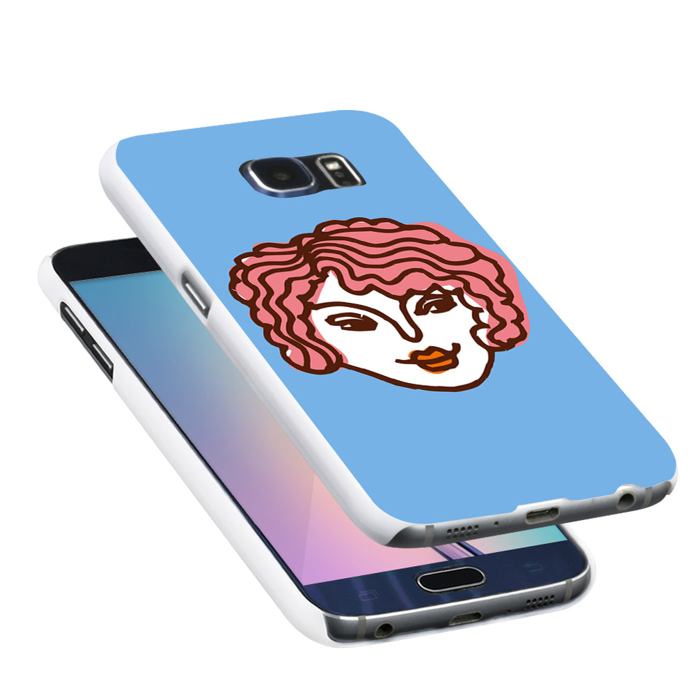 Cartoon Lady Pattern Phone Case Cover for Huawei Samsung Galaxy iPhone 8 8 Plus