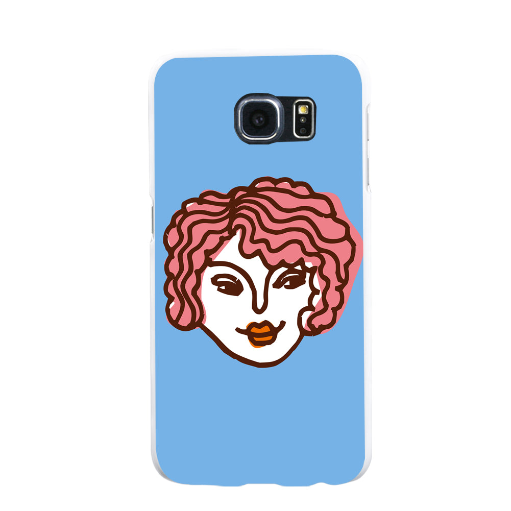 Cartoon Lady Pattern Phone Case Cover for Huawei Samsung Galaxy iPhone 8 8 Plus