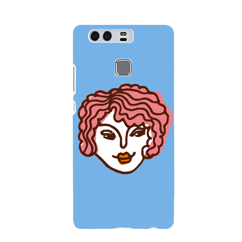 Cartoon Lady Pattern Phone Case Cover for Huawei Samsung Galaxy iPhone 8 8 Plus
