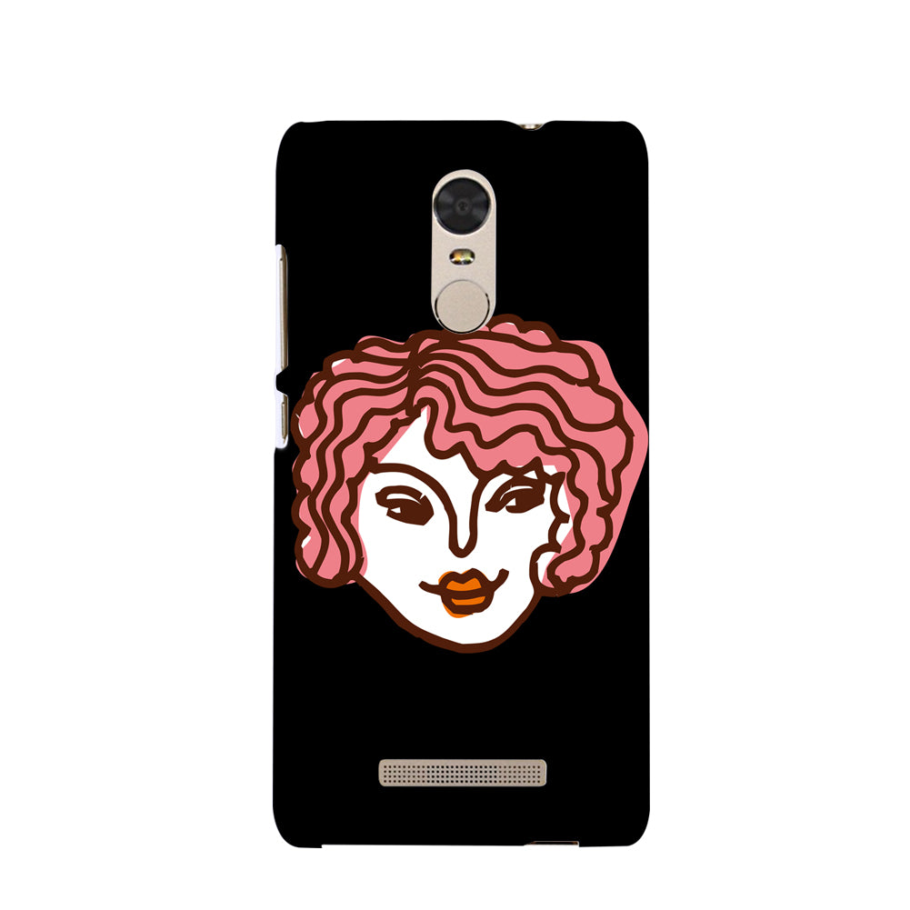 Cartoon Lady Pattern Phone Case Cover for Huawei Samsung Galaxy iPhone 8 8 Plus