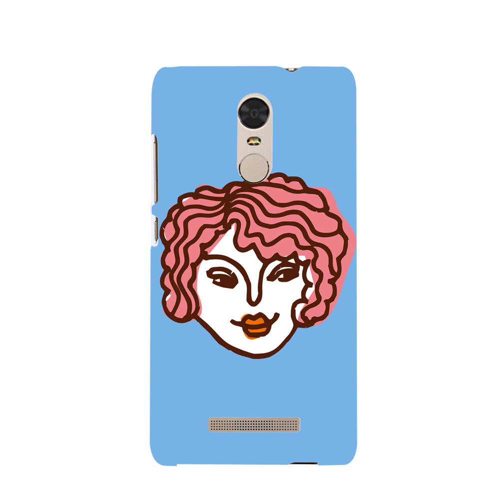 Cartoon Lady Pattern Phone Case Cover for Huawei Samsung Galaxy iPhone 8 8 Plus