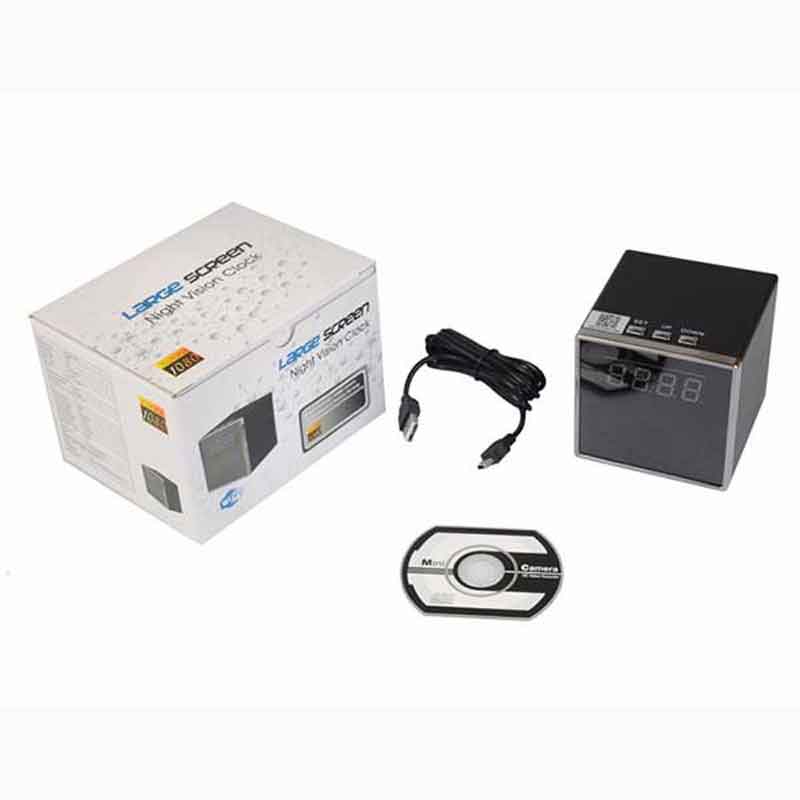 T18 HD 1080P electronic clock 140 degrees WIFI IP infrared night vision mini camera DVR CAM support iOS Android remote con