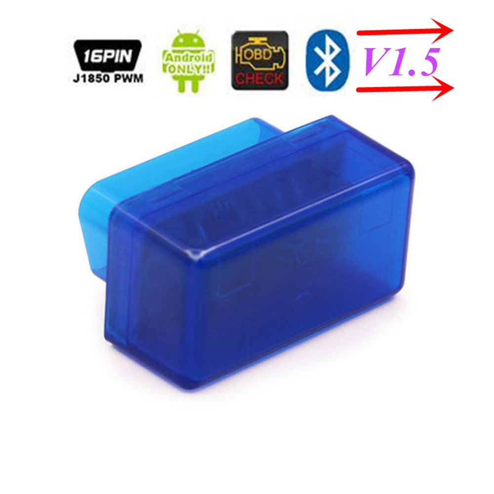 Super Mini Elm327 Bluetooth OBD2 V1.5Elm 327 V1.5 Android Adapter Car Scanner OBD Elm-327 OBDII Auto Diagnostic Tool Scanner