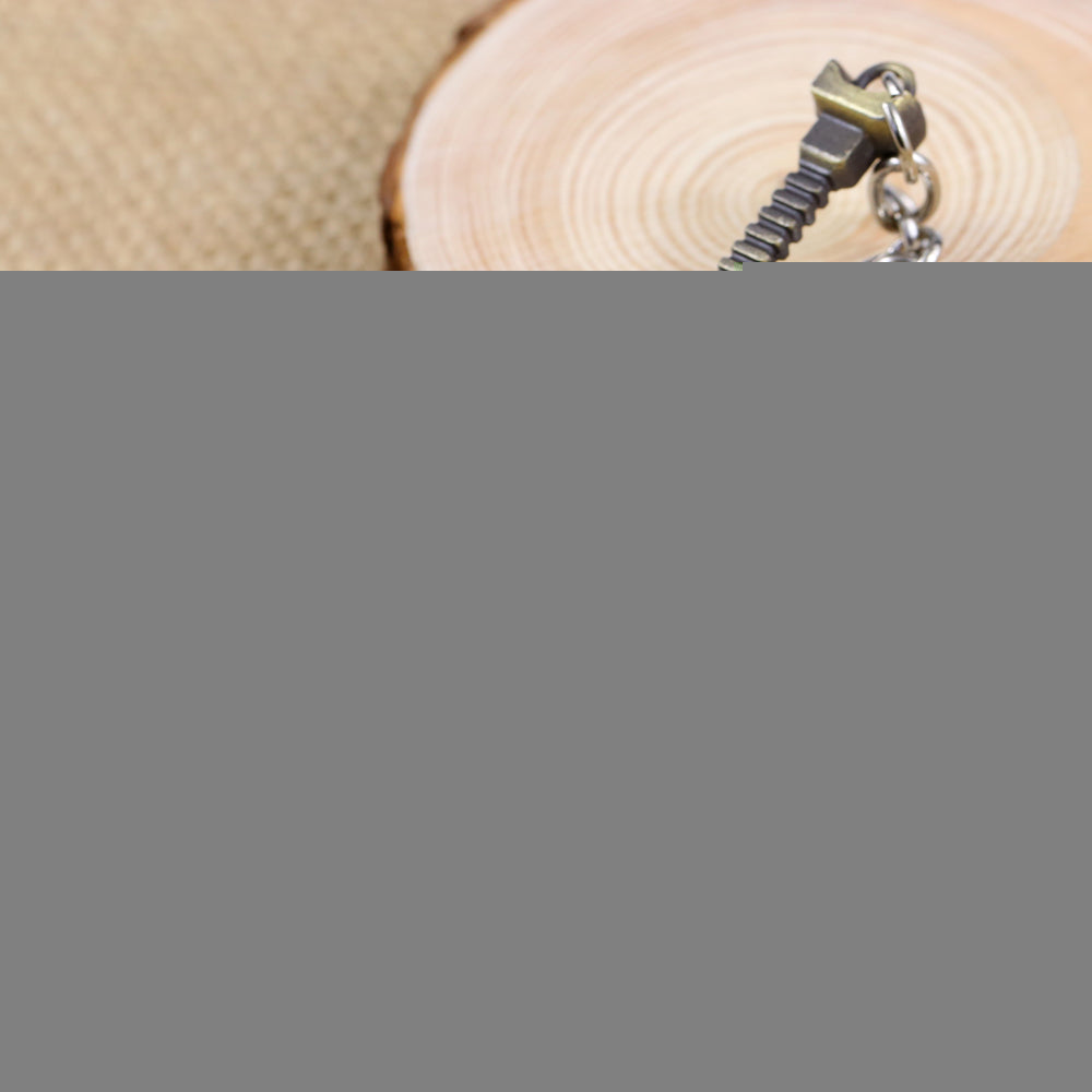 Moontreya Jewelry Game Dota 2 Keychain  Bronze Axe 2 Models Metal Alloy Dota Car Key Chain Ring Holder Accessory Men Women Gift