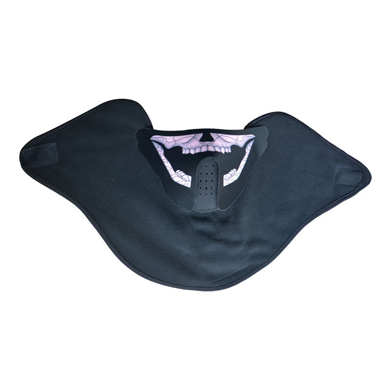 EL wire mask Light up Neon LED Mask for Halloween scary party Coplay Masks by 3V Steady on Driver sound controlled XLL06