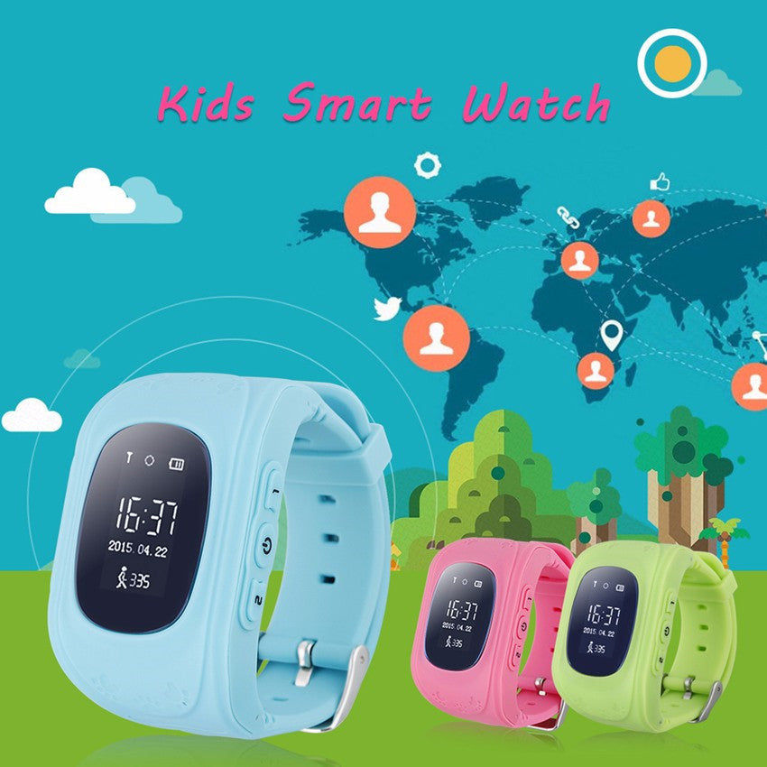 New Style Q50 Smart Baby Watch GPS Tracker for Kids Safe SOS Call Anti Lost Reminder