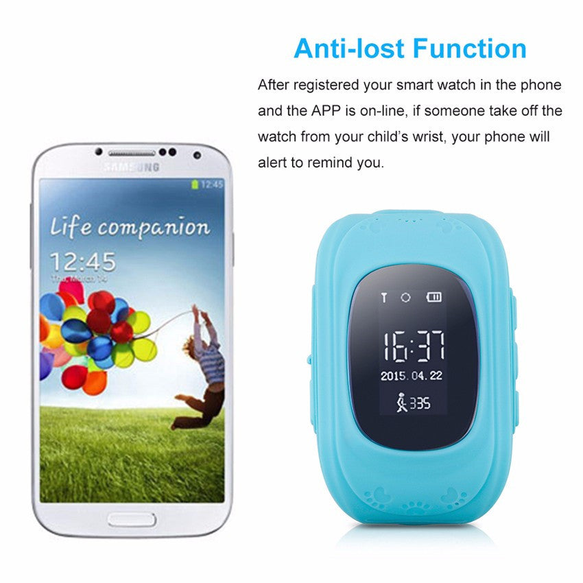 New Style Q50 Smart Baby Watch GPS Tracker for Kids Safe SOS Call Anti Lost Reminder