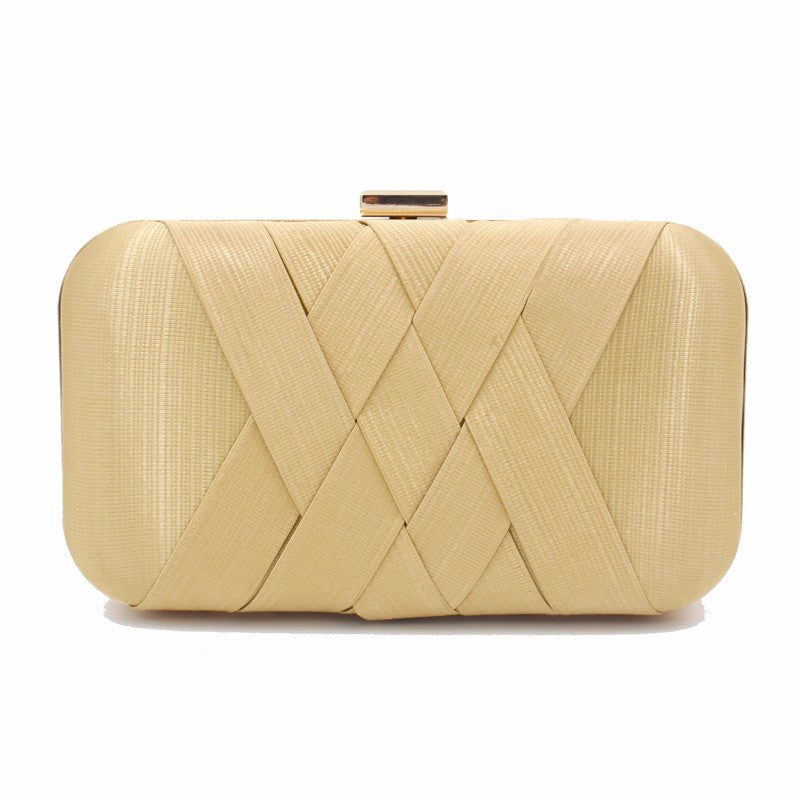 TANGSONGGUCI Women Lady Wedding Handbag Gold/Sliver Clutch Black Purse Banquet Bag Party Evening Bags Chains pochette bolsos muj