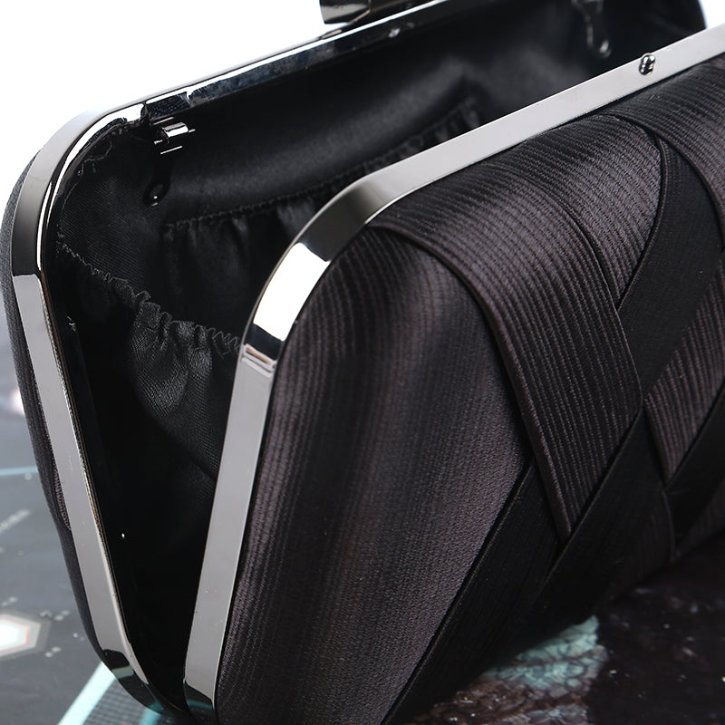 TANGSONGGUCI Women Lady Wedding Handbag Gold/Sliver Clutch Black Purse Banquet Bag Party Evening Bags Chains pochette bolsos muj