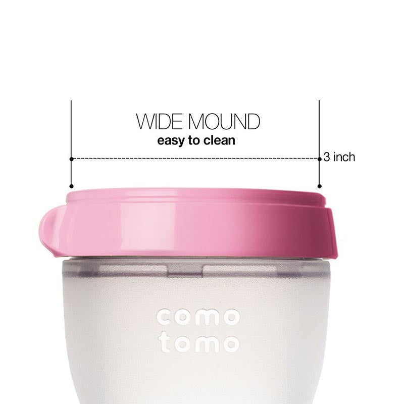 Comotomo  NewBorn Baby Bottle? 8 Ounce (250ml??Pink