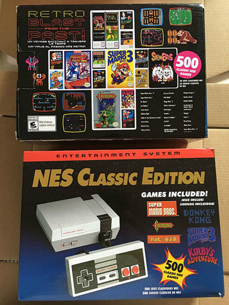 NES Classic Edition Mini Entertainment Console Built-in 500 Retro Games