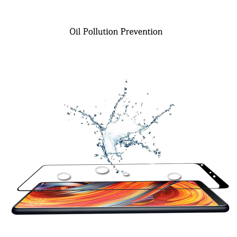 Genuine New style 3D Curved glass film for Xiaomi MIX 2 full Coverage Tempered Glass 3D full Curved edge Screen Protector films