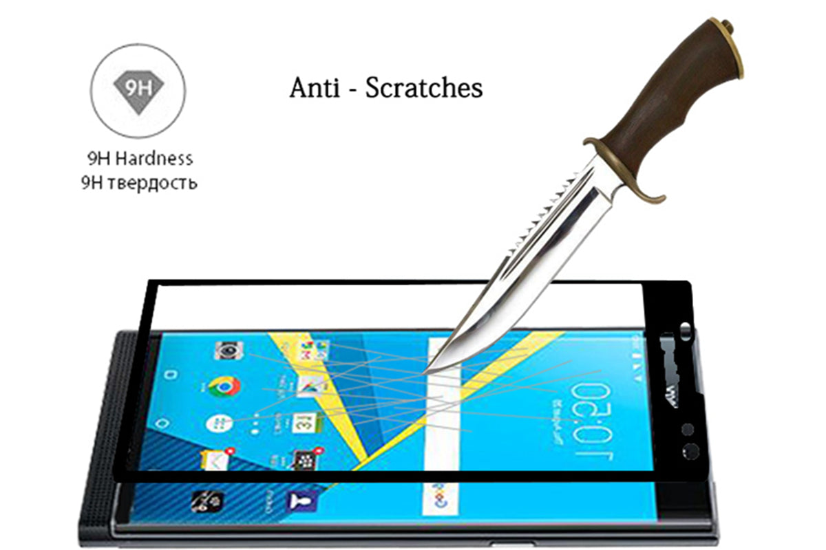 New Anti-Shatter full cover 3D Curved Glass Film for BlackBerry Priv 5.4" Tempered glass film For Blackberry prive 3d glass film