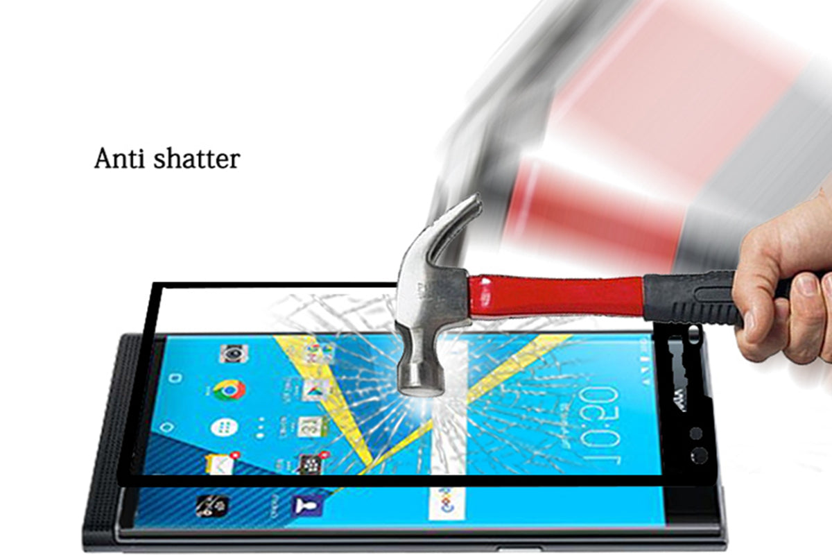 New Anti-Shatter full cover 3D Curved Glass Film for BlackBerry Priv 5.4" Tempered glass film For Blackberry prive 3d glass film
