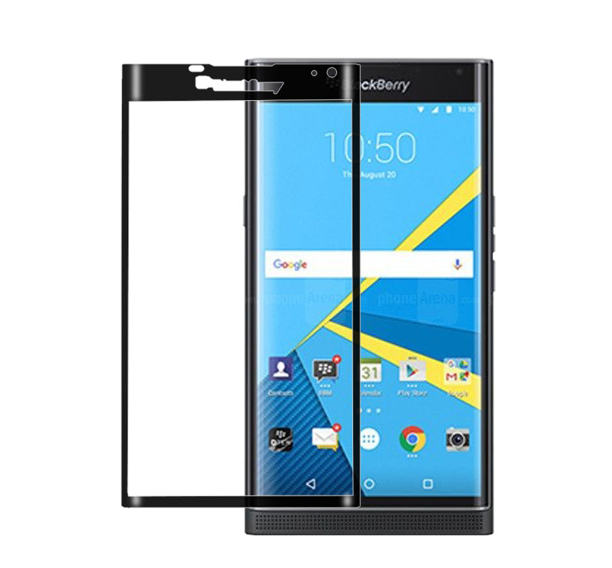 New Anti-Shatter full cover 3D Curved Glass Film for BlackBerry Priv 5.4" Tempered glass film For Blackberry prive 3d glass film