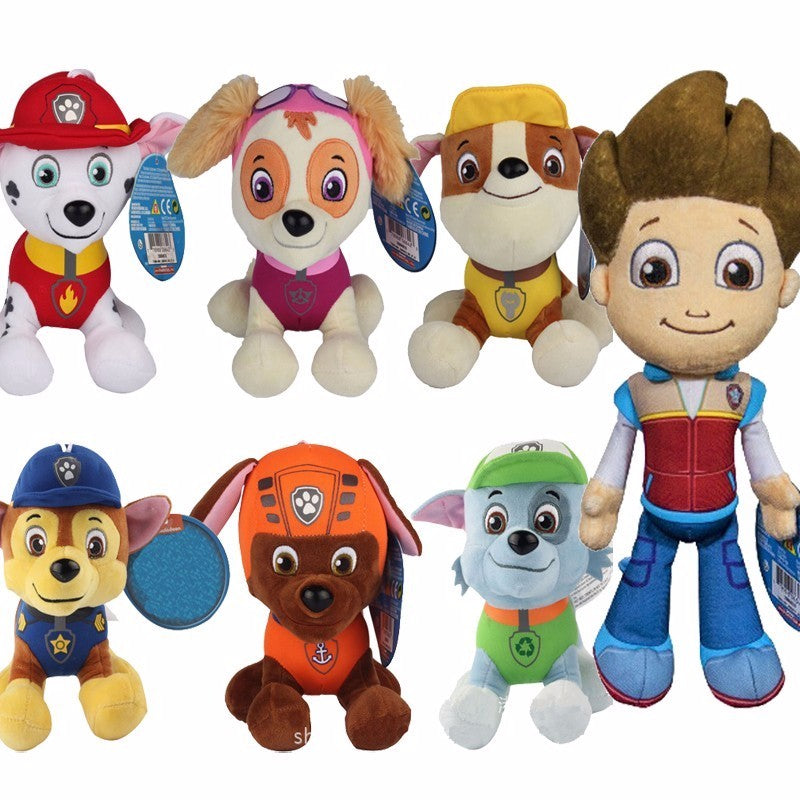 7Pcs/Set 2017 Paw Patrol Original Plush Toys 20 cm Patrol Puppy Plush Pup Toy For Children