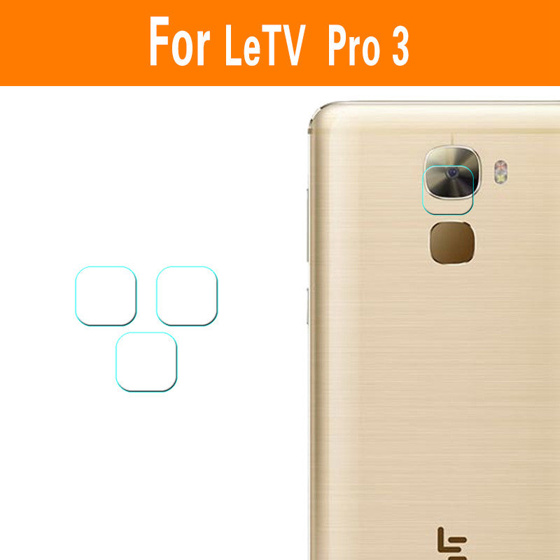 Rear Camera Lens 9H Premium Anti-shatter Glass Film For LeEco Le Pro 3 Back Camera Lens 2.5D Tempered Glass Film +Retail Package