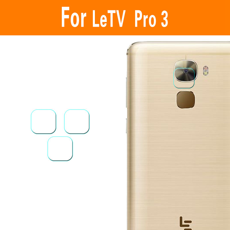 Rear Camera Lens 9H Premium Anti-shatter Glass Film For LeEco Le Pro 3 Back Camera Lens 2.5D Tempered Glass Film +Retail Package